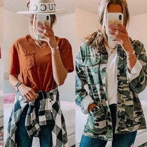 PINK LILY CAMO JACKET